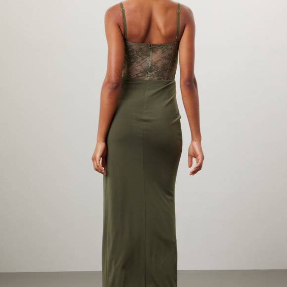 Katie May Olive Green Willow Gown, XL - Picture 5 of 16